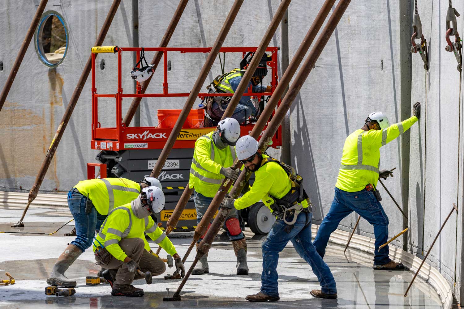 Photo of water tank construction in Avon