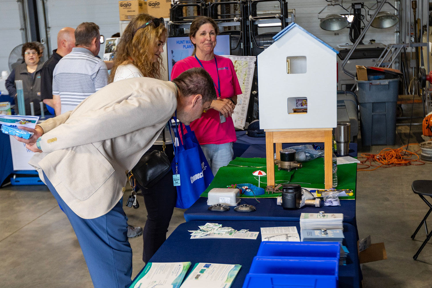 Photos of the Connecticut Water open house in Clinton