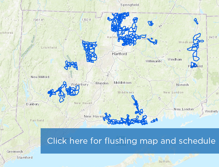 flushing map and schedule