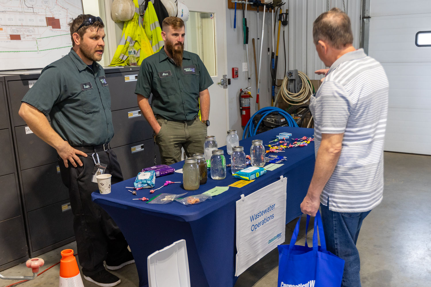 Photos of the Connecticut Water open house in Clinton