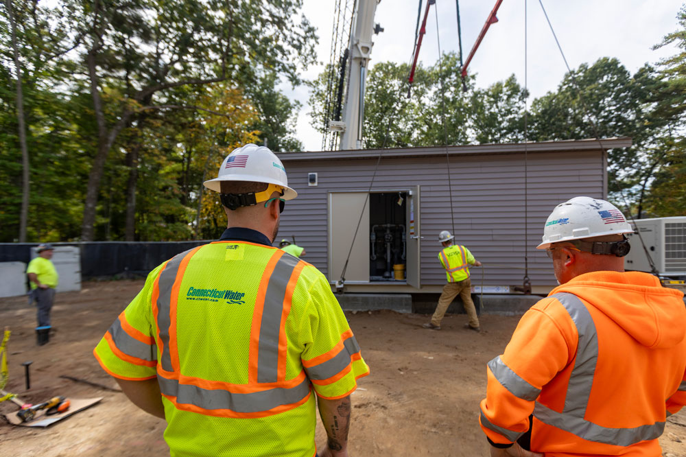 Pump station delivery in Avon