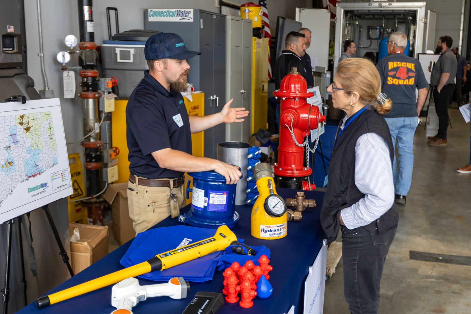 Photos of the Connecticut Water open house in Clinton